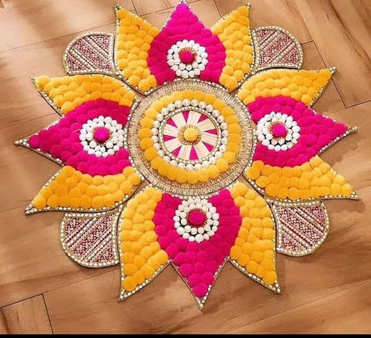 Handcrafted Decorative Rangoli Mat