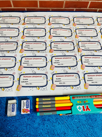 Personalised Kids School Combo